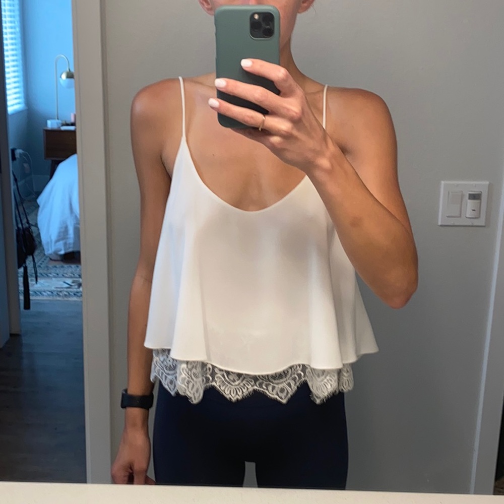 Zara white tank